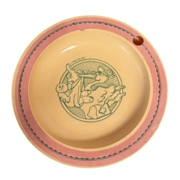 1983 Cabbage Patch Kids Doll's Plastic Feeding Dish Baby Bowl - Picture 1 of 1
